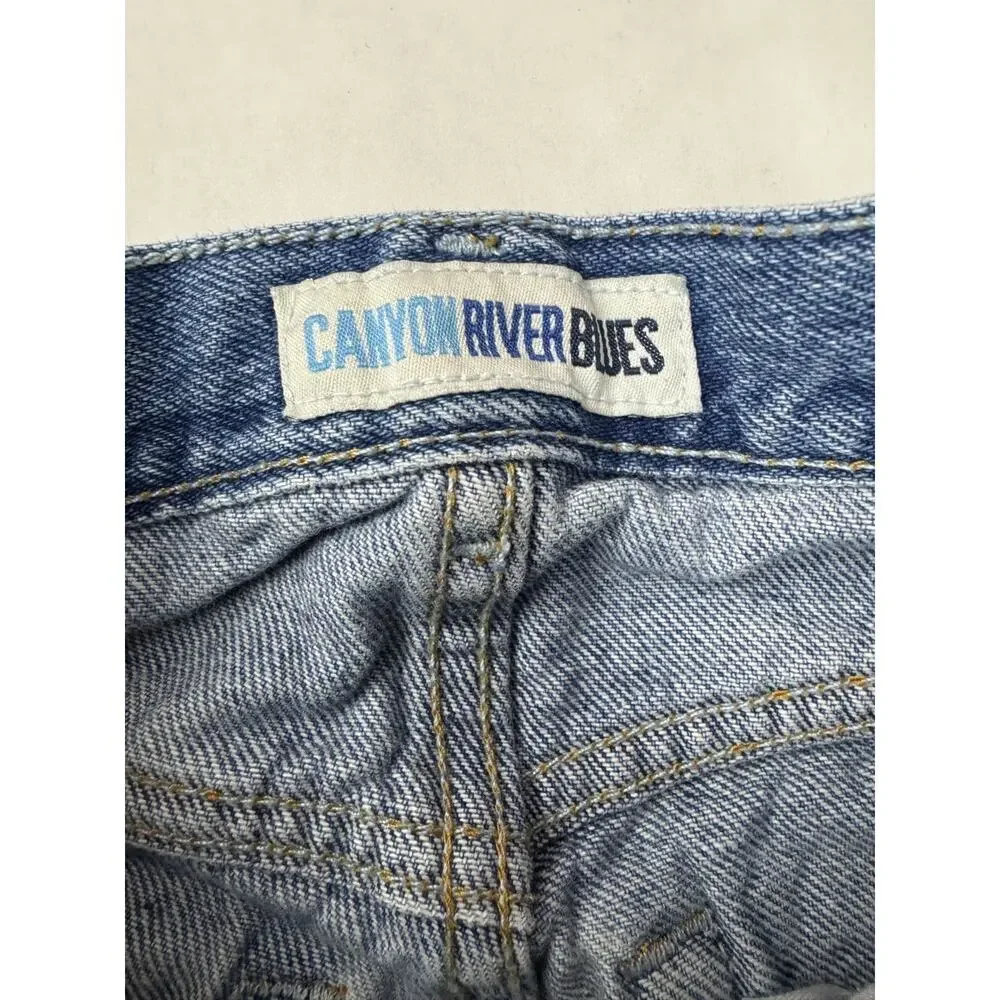 Vintage Y2K Canyon River Jeans 100% Cotton Straight Leg Sturdy Kids Size 8